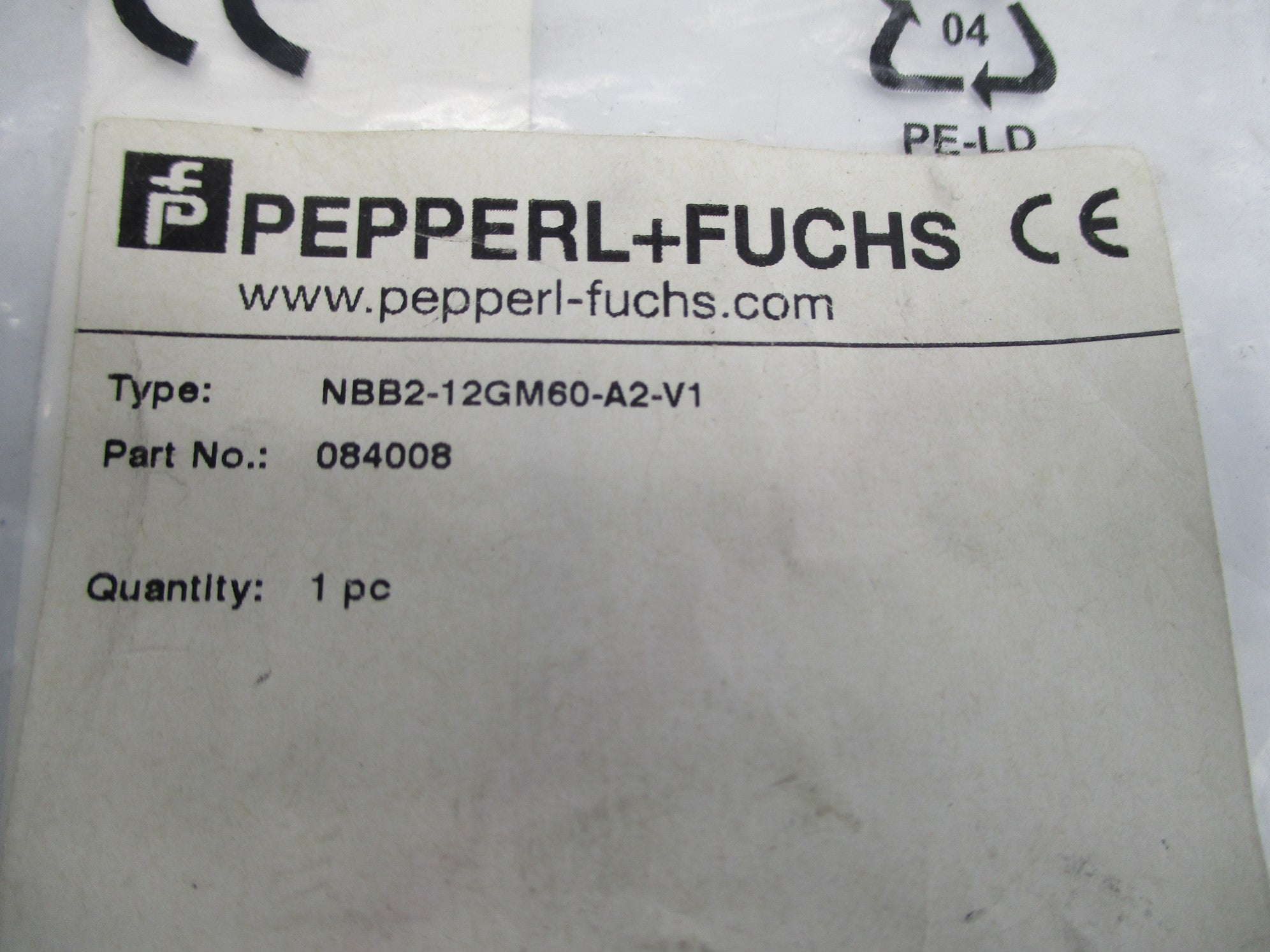 PEPPERL+FUCHS NBB2-12GM60-A2-V1 084008 (AS PICTURED) NSMP