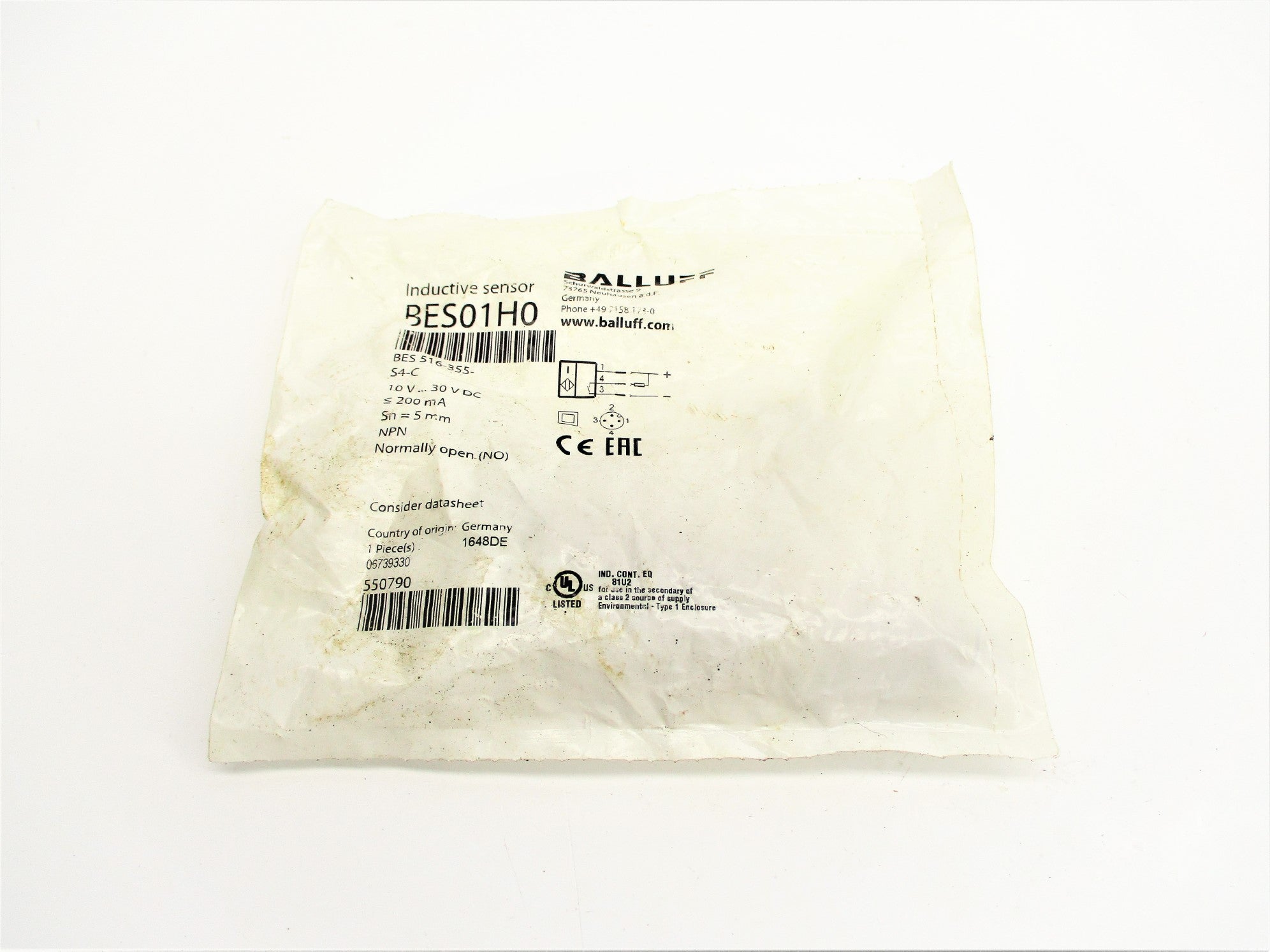 BALLUFF BES516-355-S4-C BES01H0 NSMP