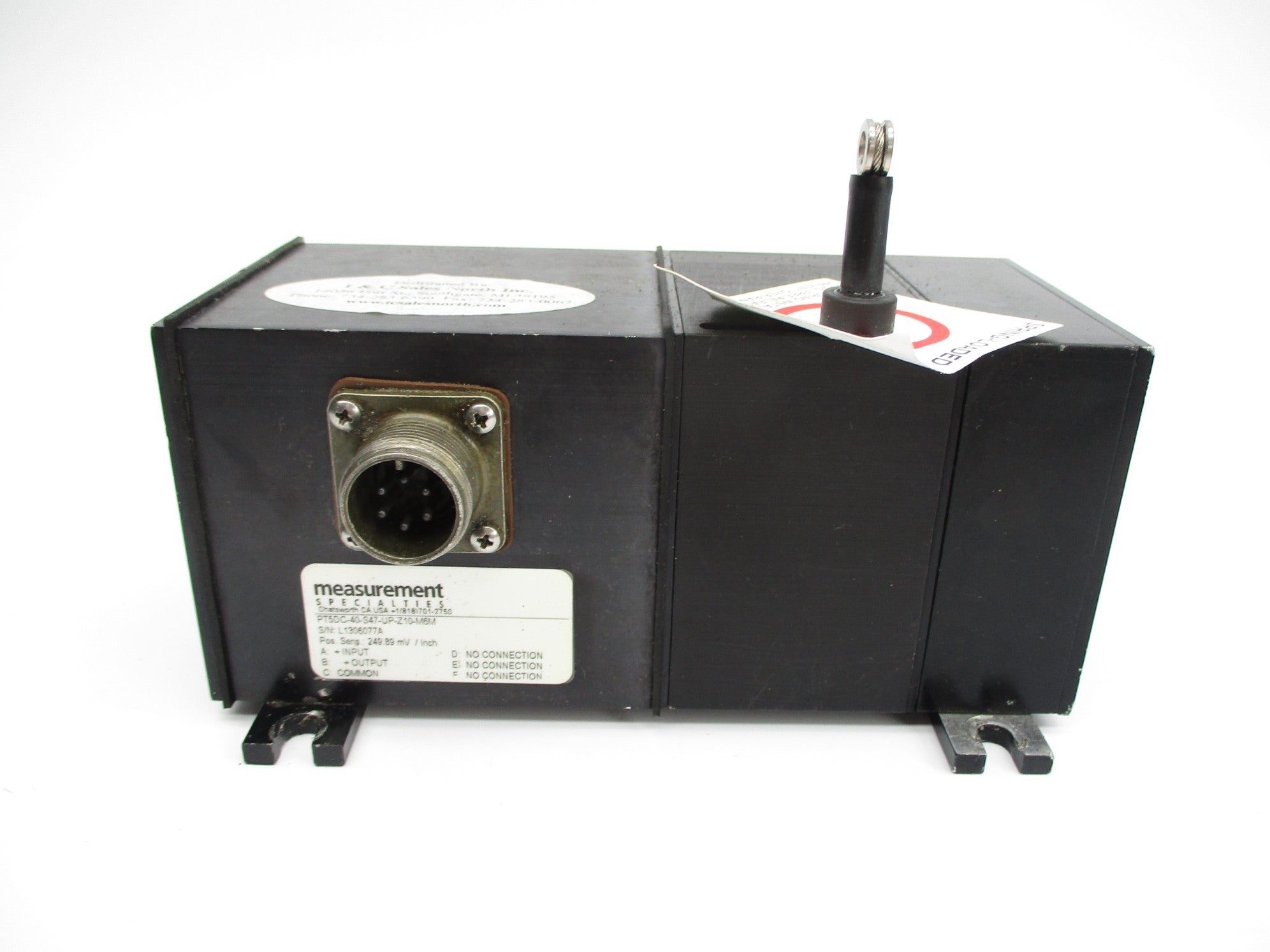 MEASUREMENT SPECIALTIES PT5DC-40-S47-UP-Z10-M6M UNMP