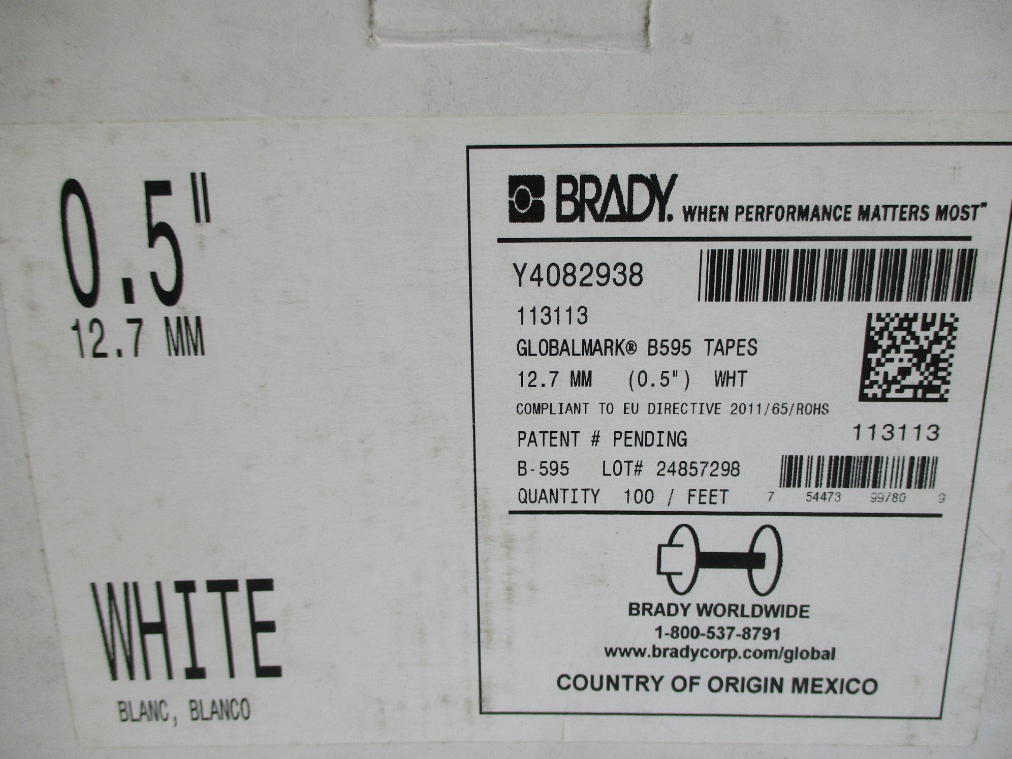 BRADY 113113 NSMP