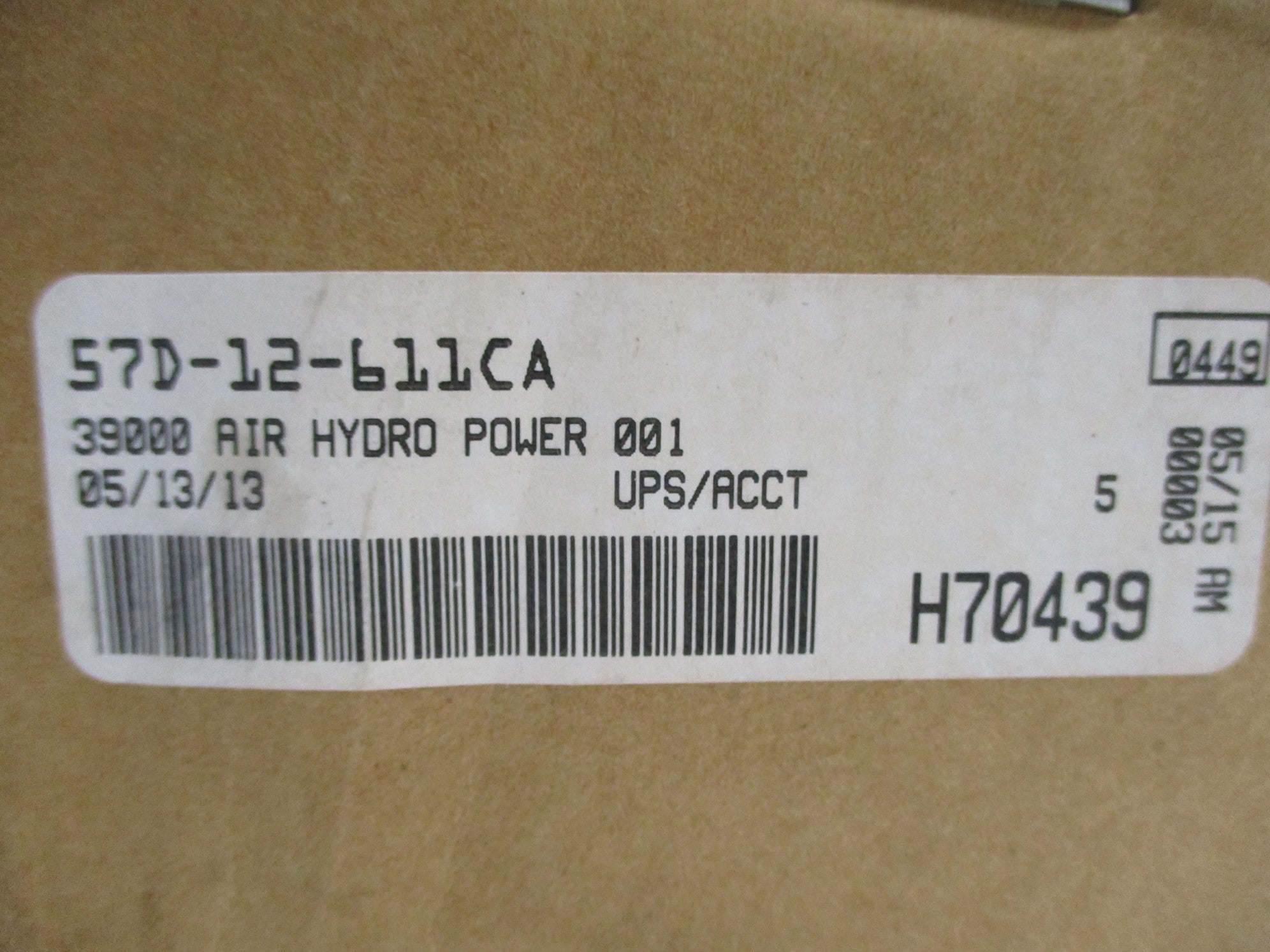 MAC 57D-12-611CA 25-150PSI NSFS