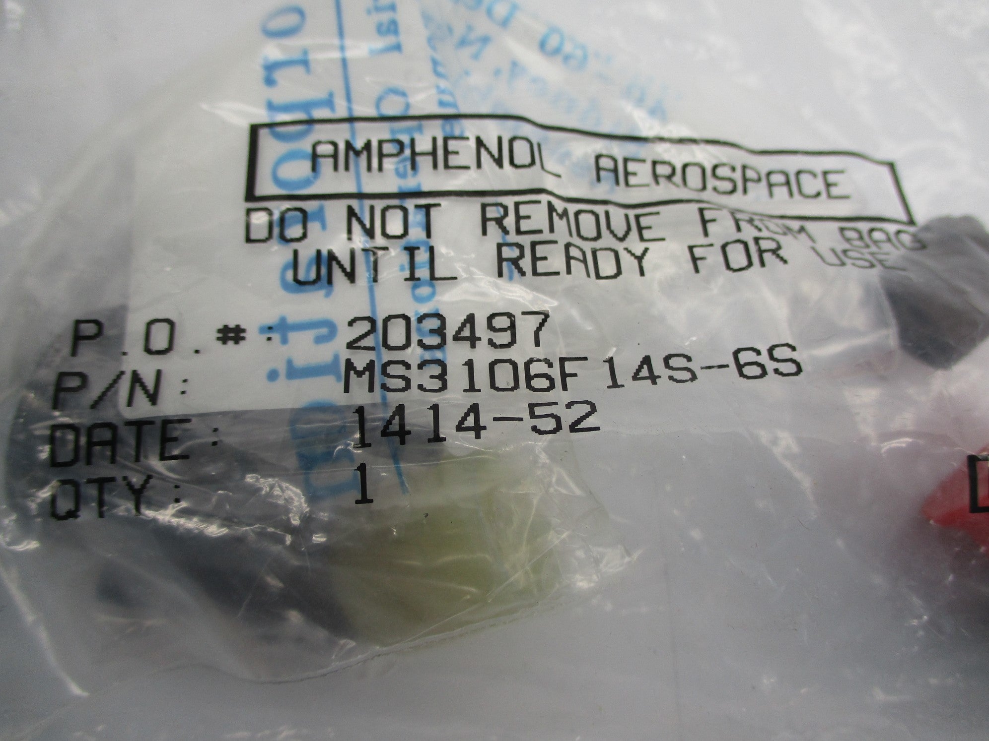 AMPHENOL AEROSPACE MS3106F14S-6S NSMP