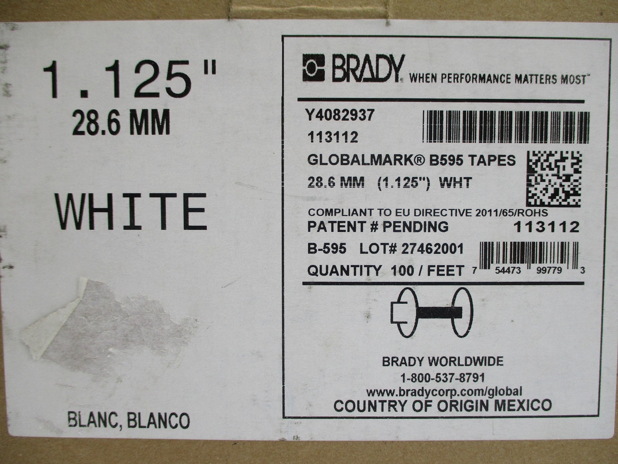 BRADY 113112 NSMP