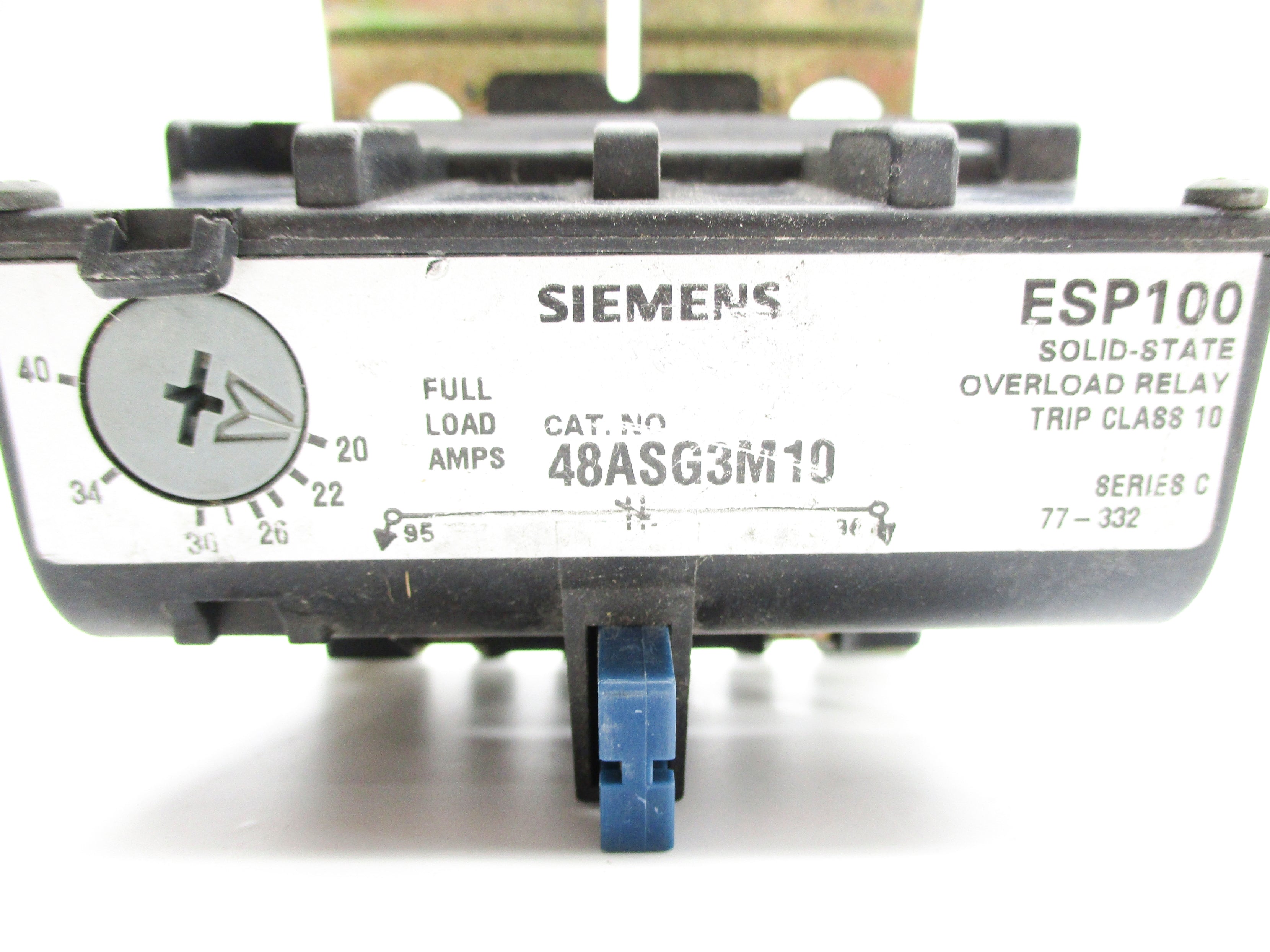 SIEMENS 48ASG3M10 SER. C 20-40A 600VAC UNMP