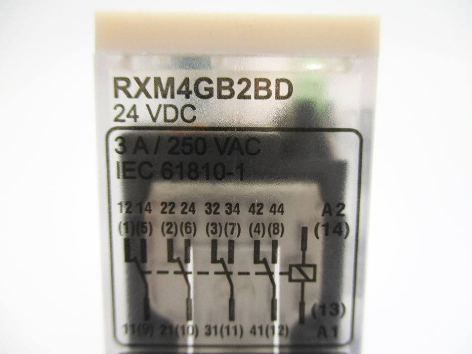 SCHNEIDER ELECTRIC RXM4GB2BD 24VDC 3A NUPI