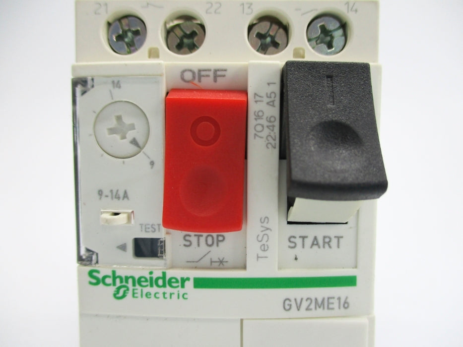 SCHNEIDER ELECTRIC GV2ME16 9-14A NUPI