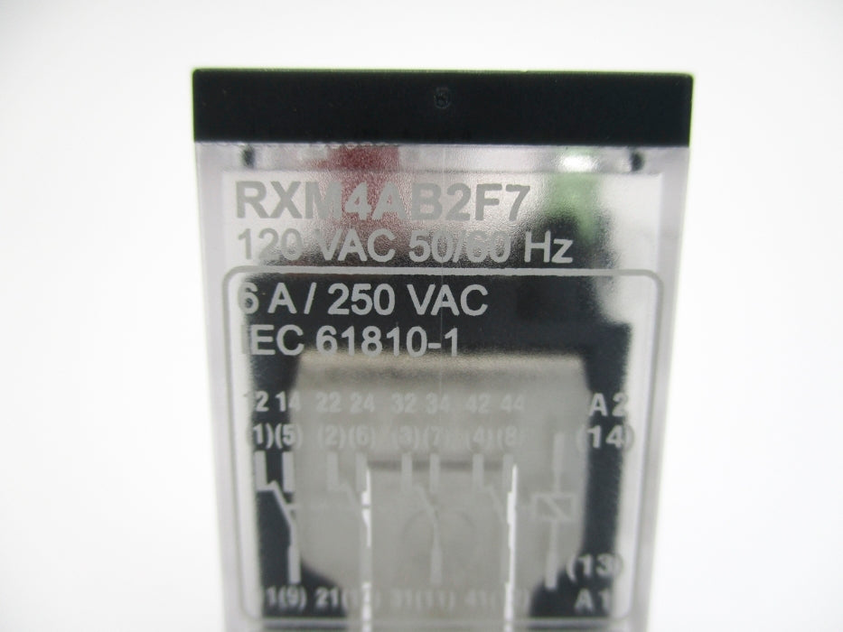 SCHNEIDER ELECTRIC RXM4AB2F7 120VAC 6A NUPI