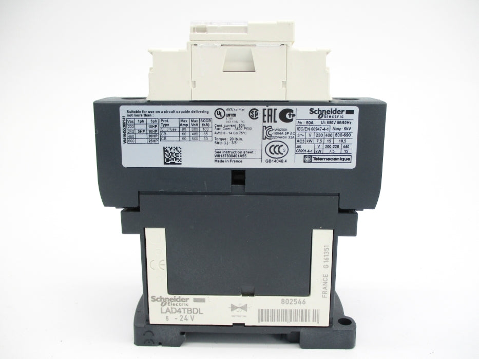 SCHNEIDER ELECTRIC LC1D32BL 24VDC NUPI