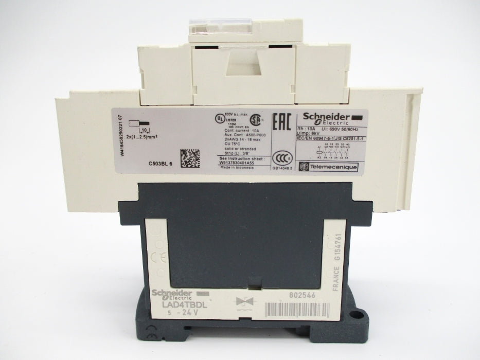 SCHNEIDER ELECTRIC CAD503BL 24VDC NUPI