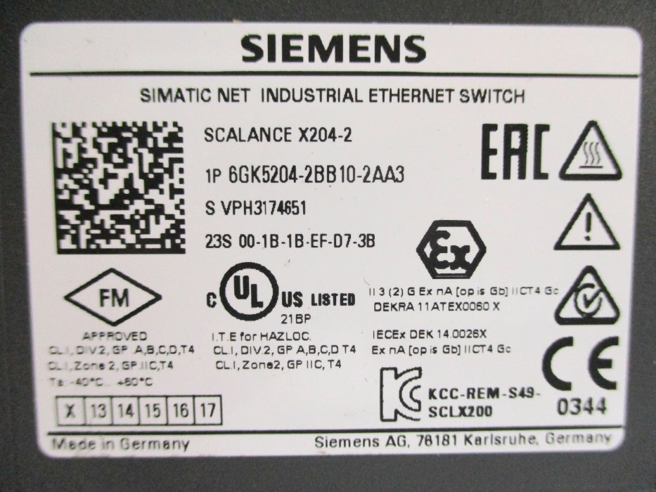 SIEMENS 6GK5204-2BB10-2AA3 NUPI