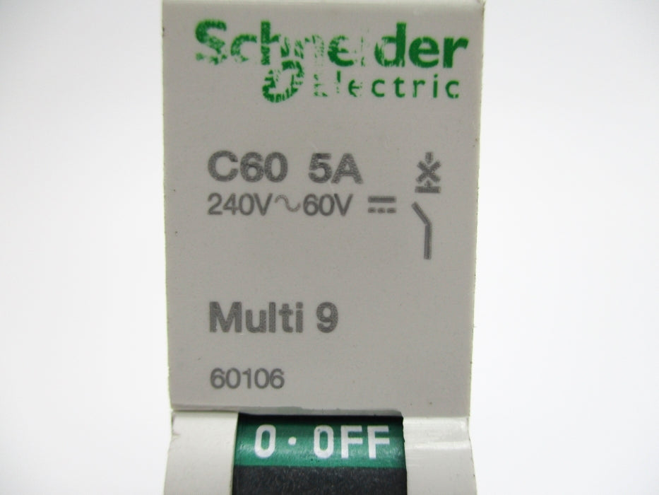 SCHNEIDER ELECTRIC 60106 5A 240V NUPI