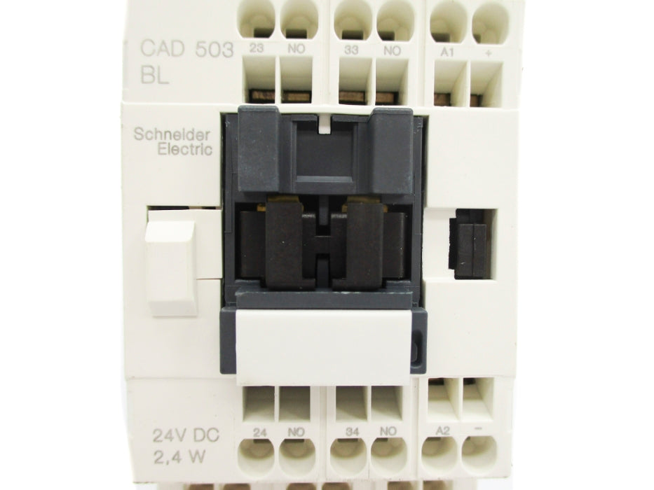 SCHNEIDER ELECTRIC CAD503BL 24VDC (AS PICTURED) NUPI