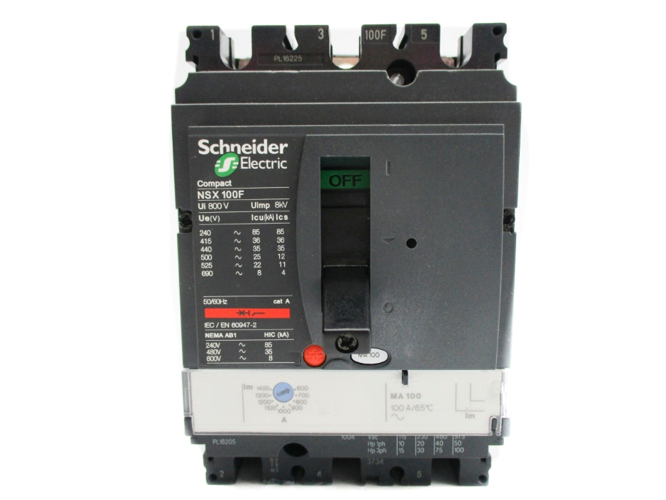 SCHNEIDER ELECTRIC NSX100-160-250F/N/H/NA 100A NUPI