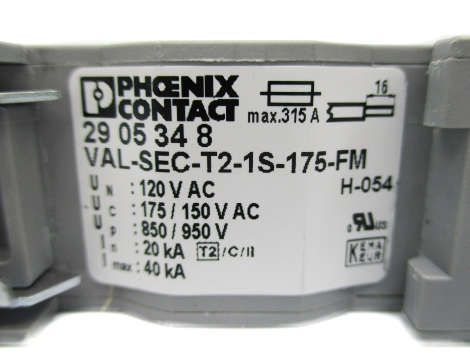 PHOENIX CONTACT VAL-SEC-T2-1S-175-FM 2905348 NUPI