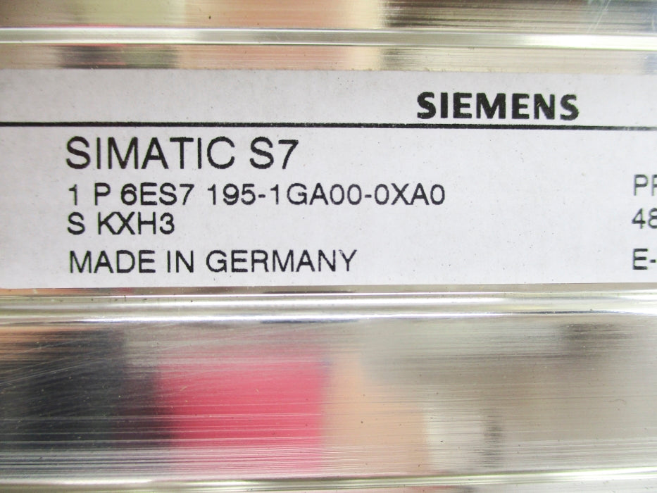SIEMENS 6ES7195-1GA00-0XA0 NUPI