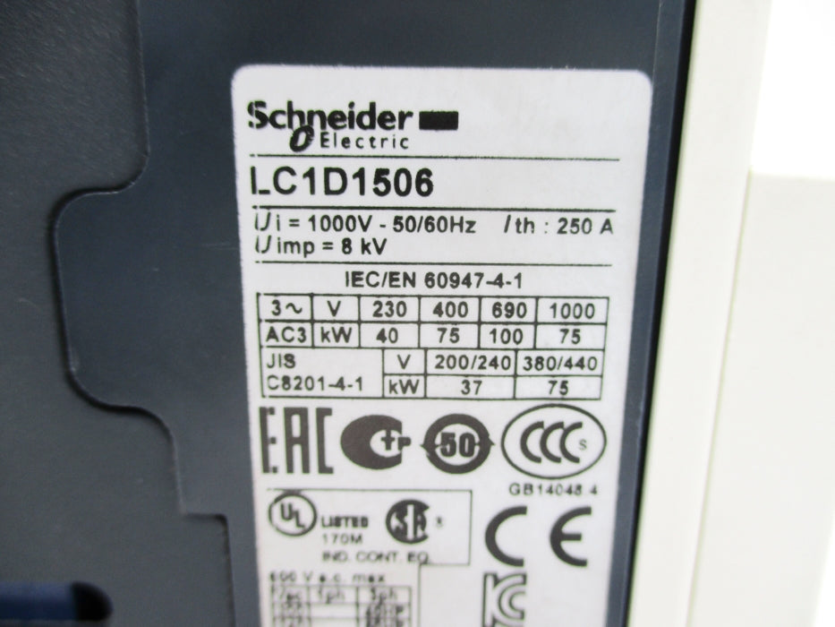 SCHNEIDER ELECTRIC LC1D1506 NUPI