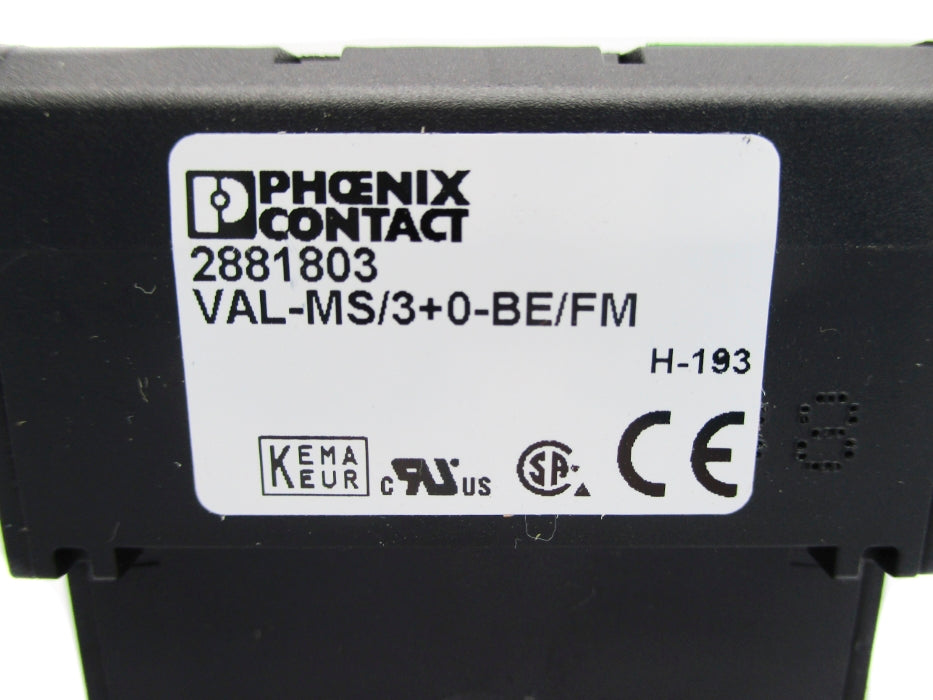 PHOENIX CONTACT VAL-MS/3+0-BE-FM 2881803 NUPI