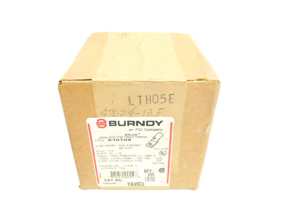 BURNDY YAV6CL (PKG OF 200) NSFS