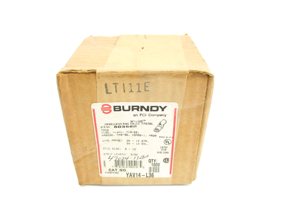 BURNDY YAV14-L36 (PKG OF 1000) NSFS