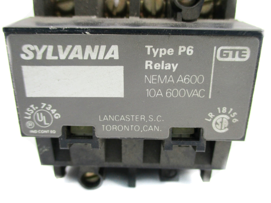 SYLVANIA P6 10A 110/120V UNMP