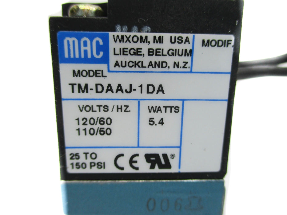 MAC TM-DAAJ-1DA 25-150PSI 110/120V NSNP