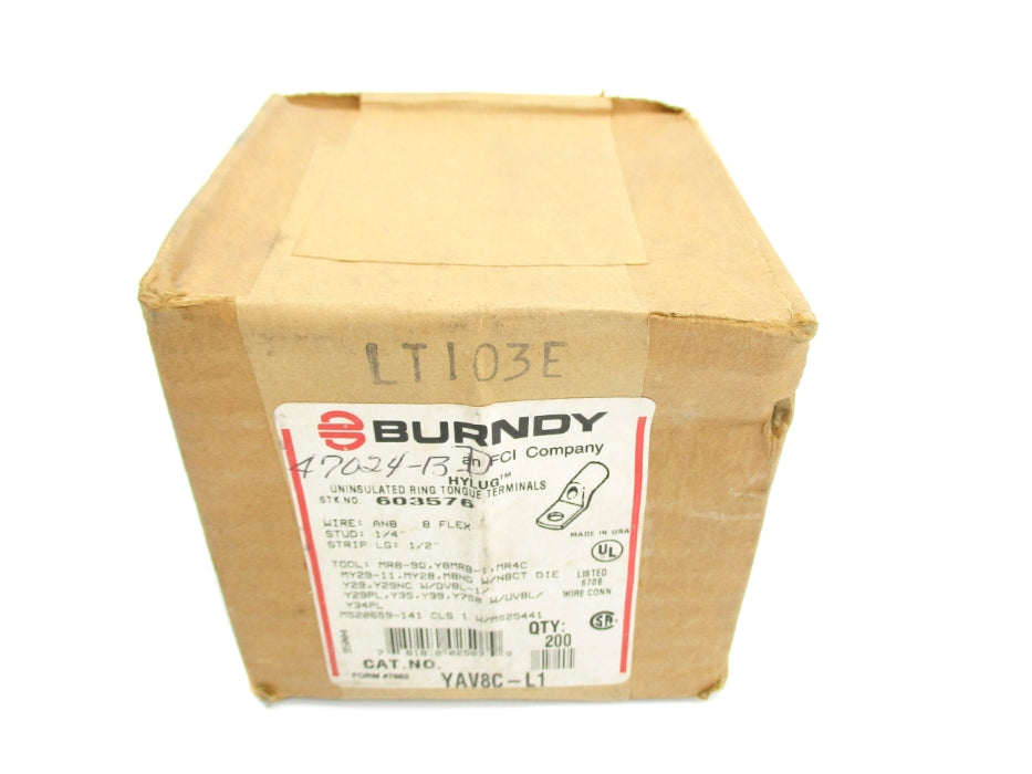 BURNDY YAV8C-L1 (PKG OF 200) NSFS