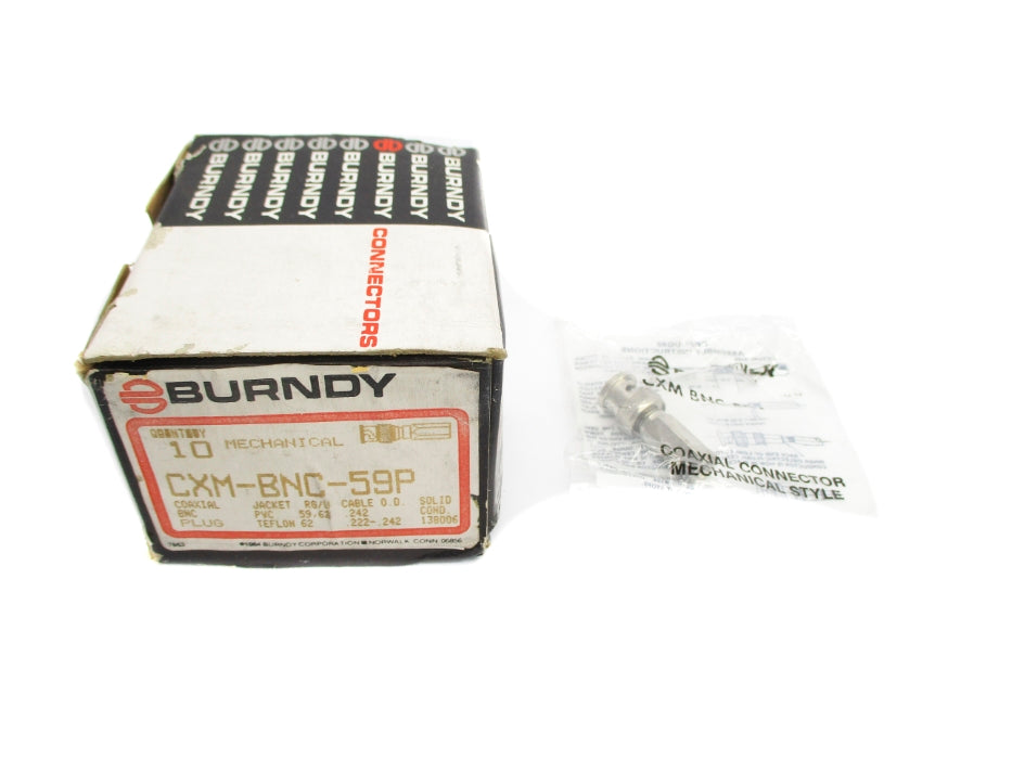 BURNDY CXM-BNC-59P (PKG OF 10) NSMP