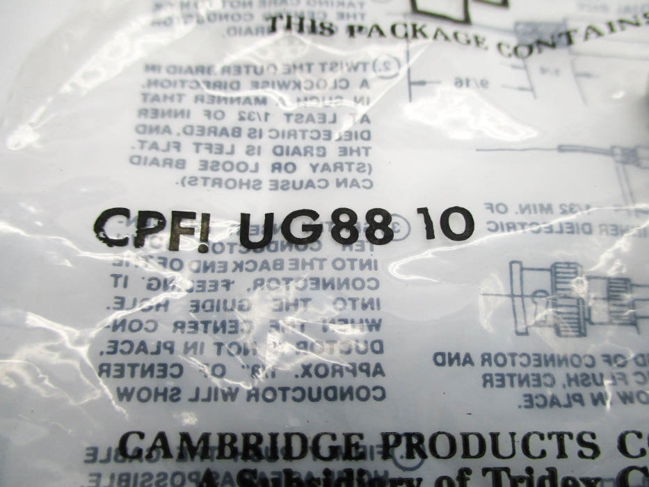 CAMBRIDGE CPF!-UG88-10 NSNP
