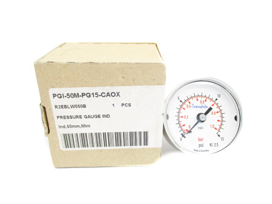 SWAGELOK PGI-50M-PG15-CAOX 15PSI NSMP