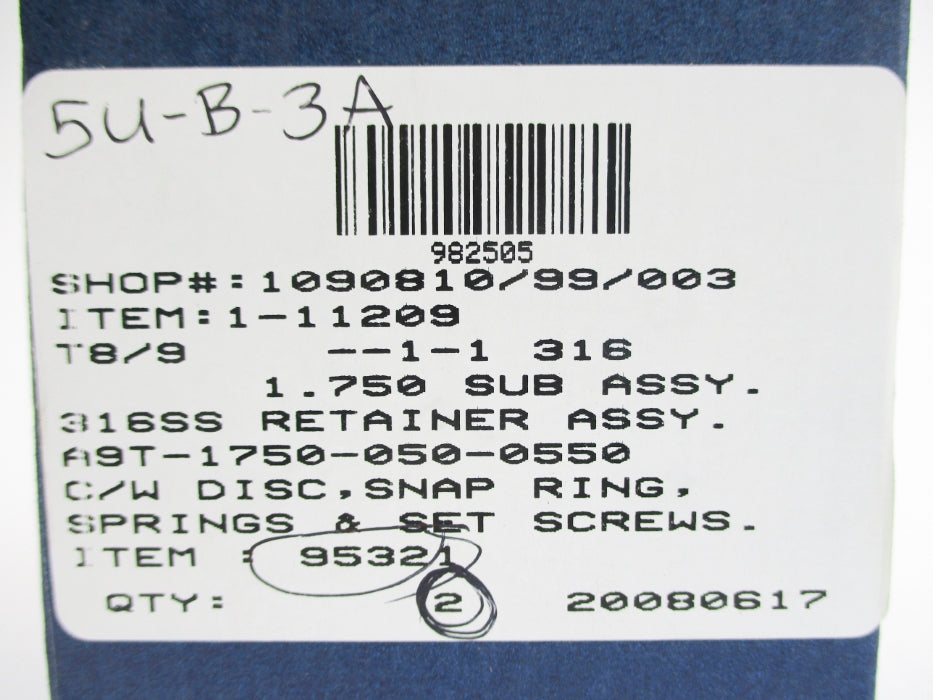 JOHN CRANE 1-11209 (PKG OF 2) NSMP