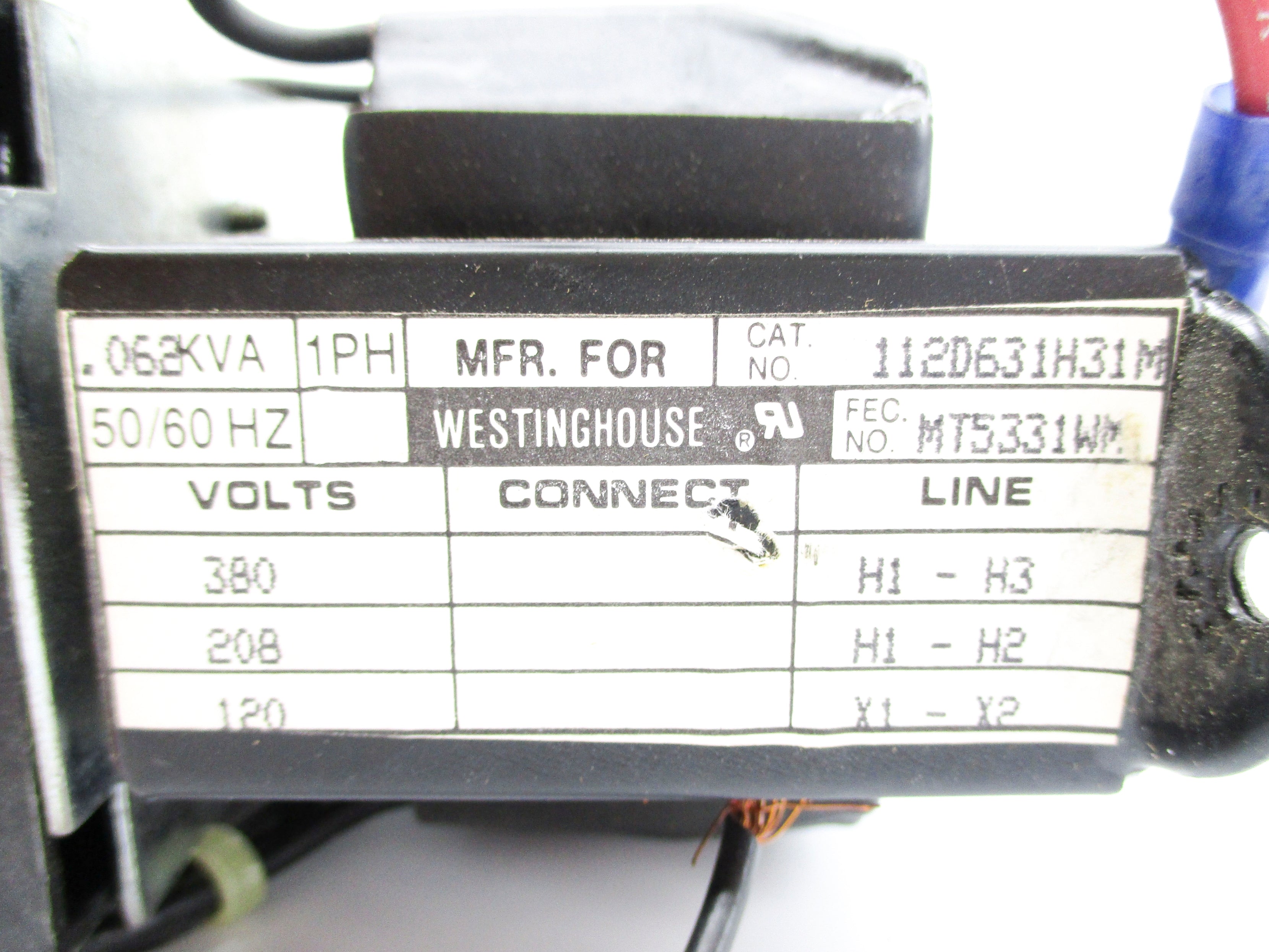 WESTINGHOUSE 112D631H31M NSNP