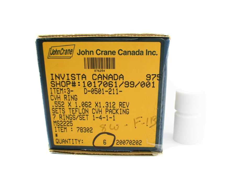 JOHN CRANE 3-D-0501-211-CVH (PKG OF 6) NSMP