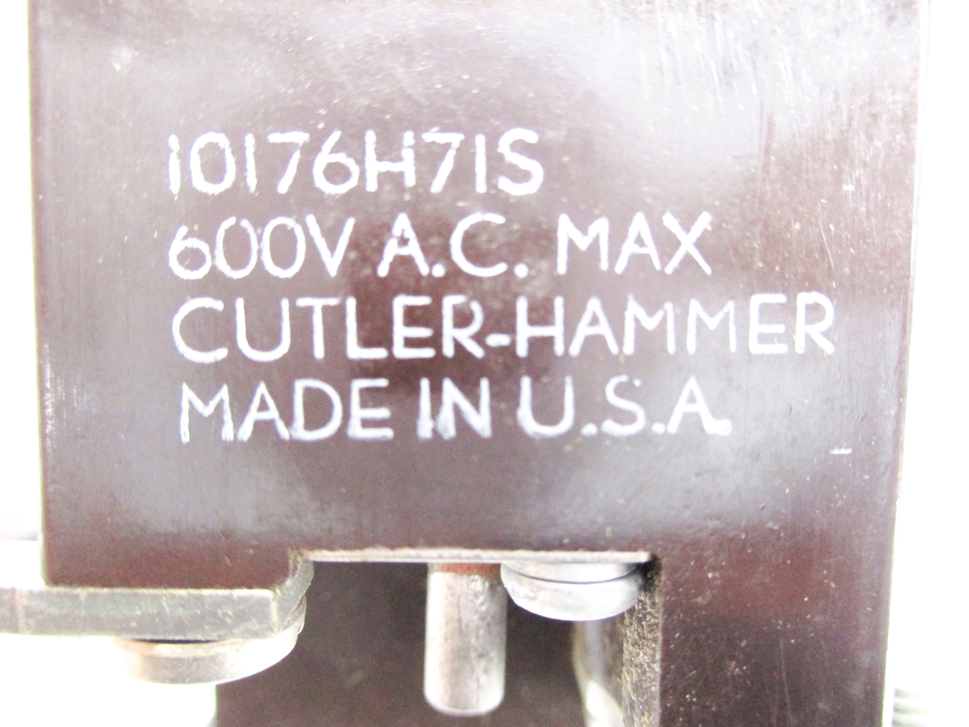 CUTLER HAMMER 10176H71S 600VAC NSNP