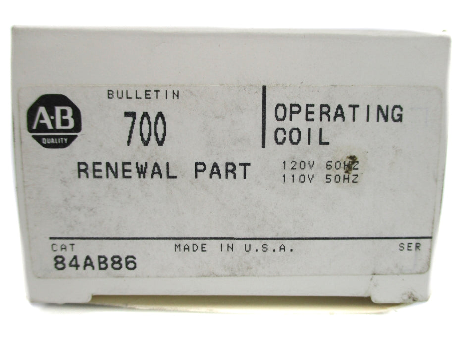 INDUSTRIAL SPARE PART 84AB86 110/120V (GY/BL) NSMP