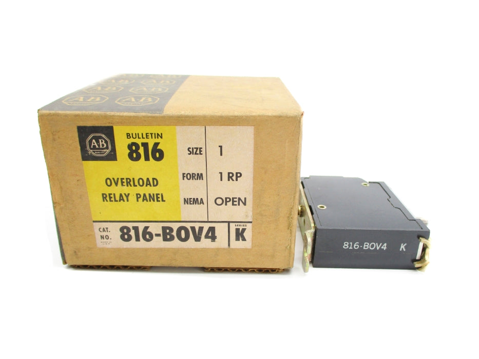 ALLEN BRADLEY 816-BOV4 SER. K (BR/YL) NSMP