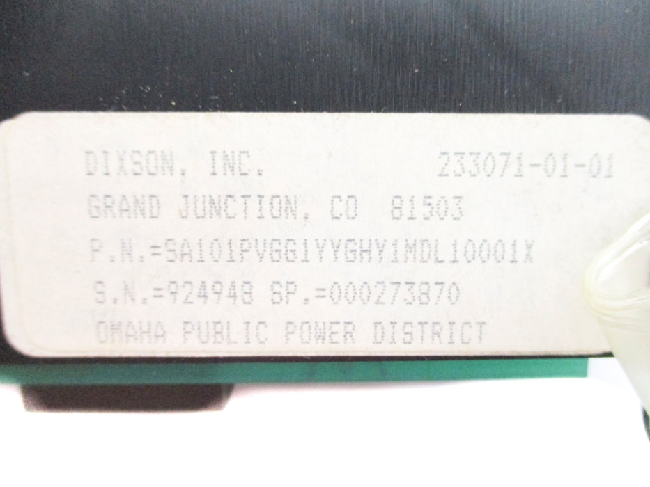 DIXSON SA101PVGG1YYGH1YYGHY1MDL10001X NSNP