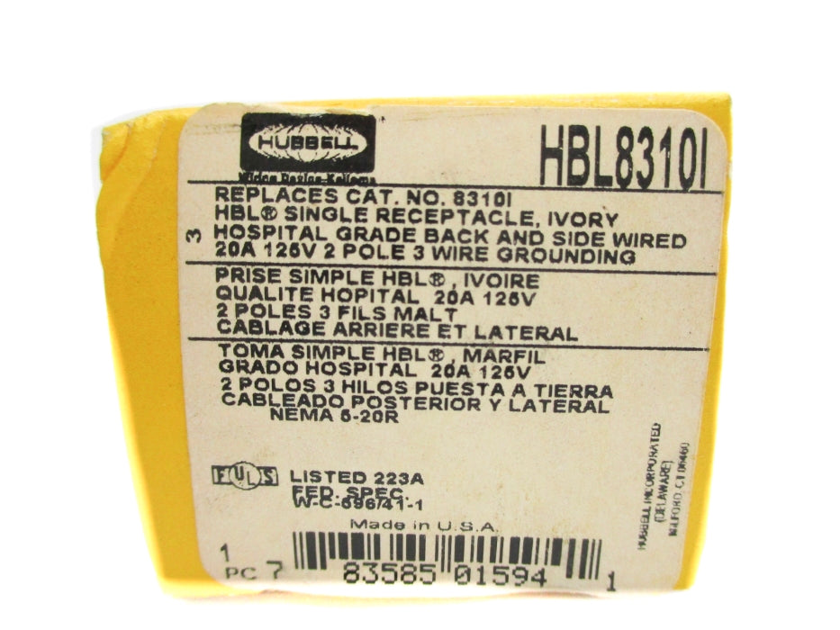 HUBBELL HBL8310I NSMP