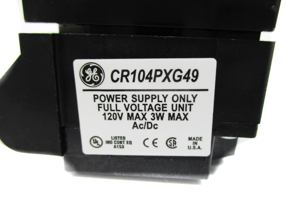 GENERAL ELECTRIC CR104PXG49G 125VAC/DC NSNP