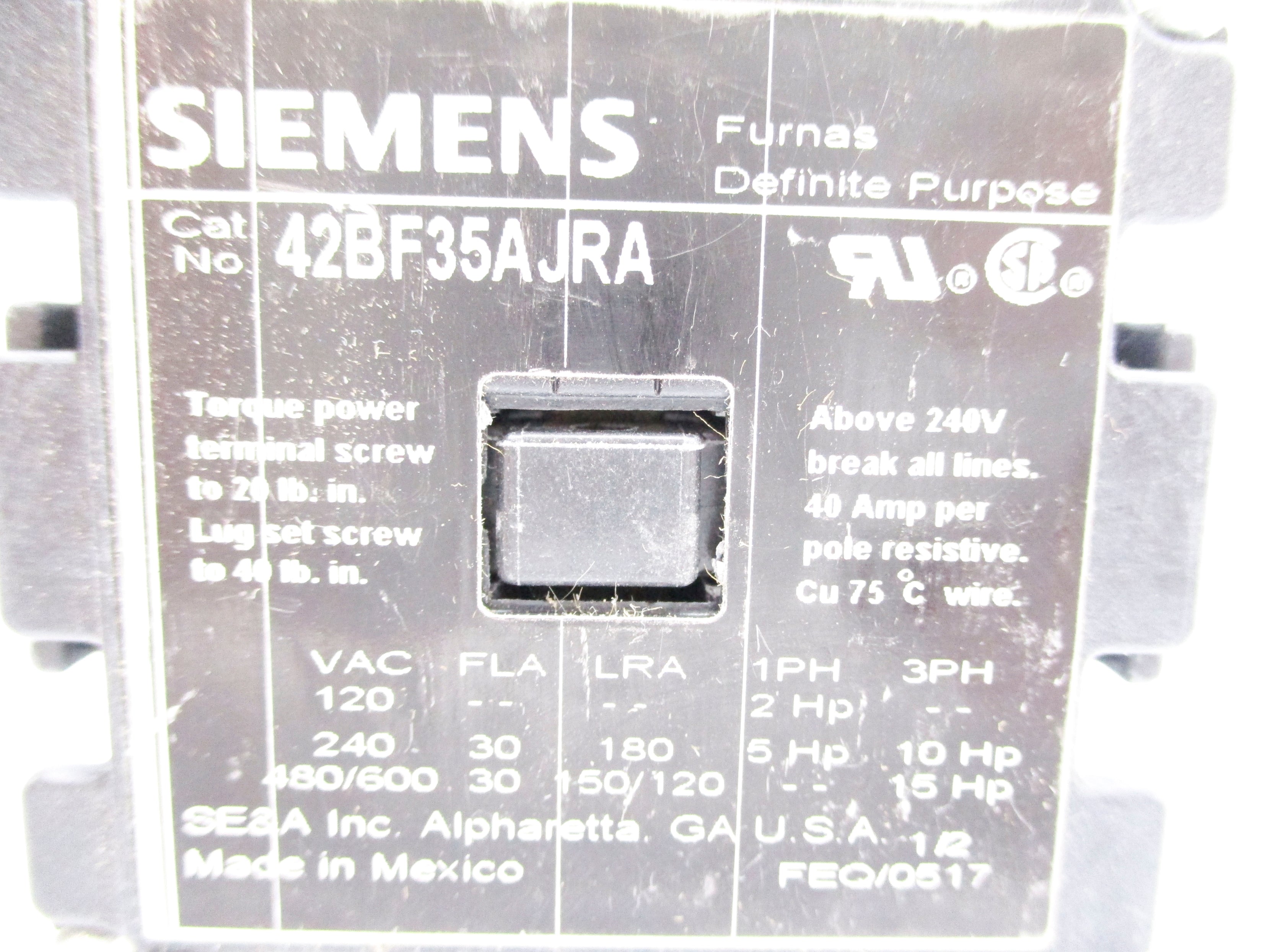 SIEMENS 42BF35AJRA 24V NSNP