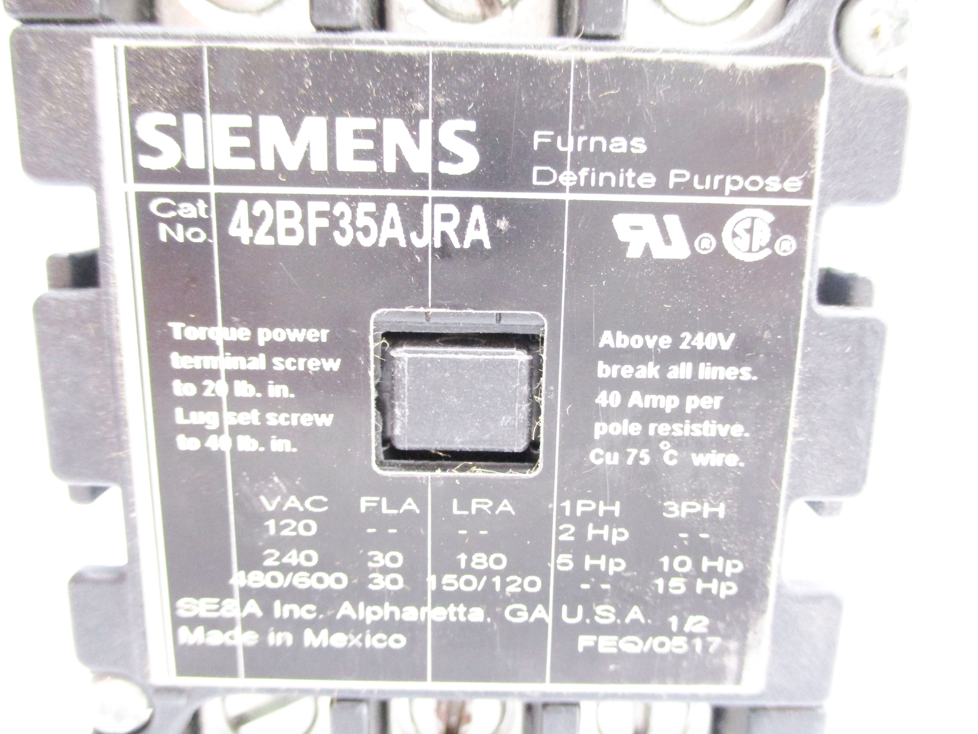 SIEMENS 42BF35AJRA 24V UMNP