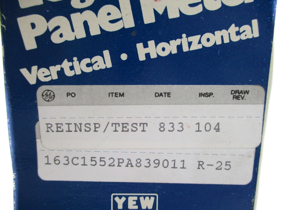 GENERAL ELECTRIC 163C1552PA839011 NSMP