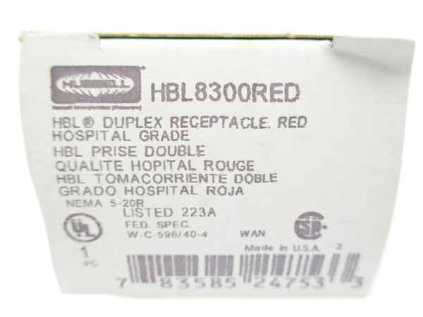 HUBBELL HBL8300RED NSMP
