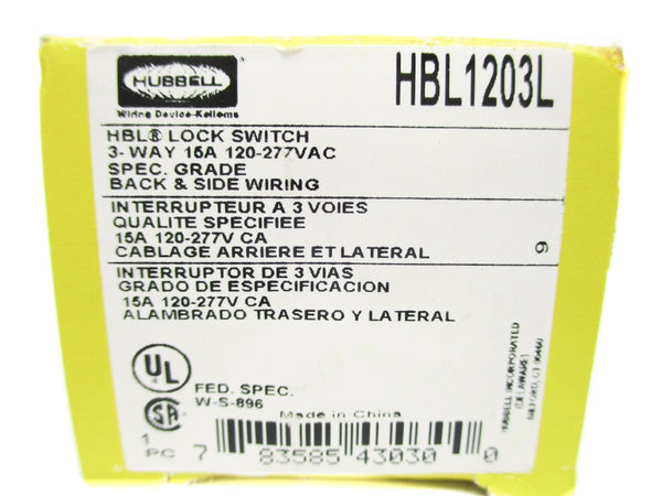 HUBBELL HBL1203L NSMP