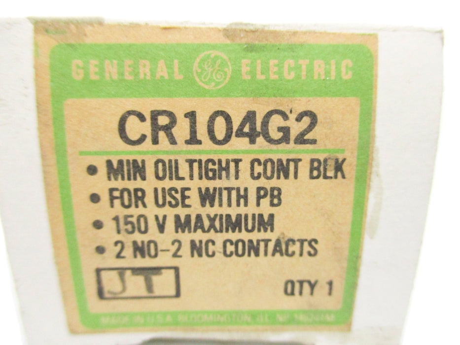 GENERAL ELECTRIC CR104G2 NSMP
