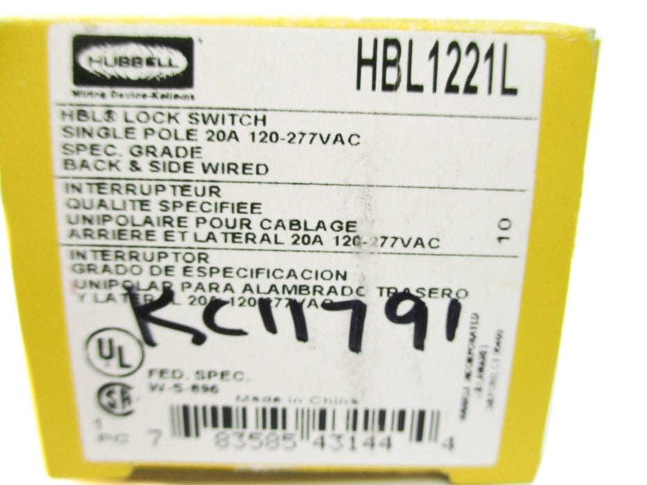 HUBBELL HBL1221L NSMP