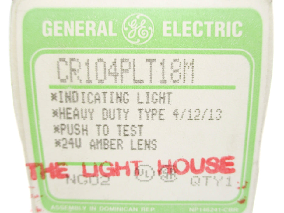 GENERAL ELECTRIC CR104PLT18M NSMP