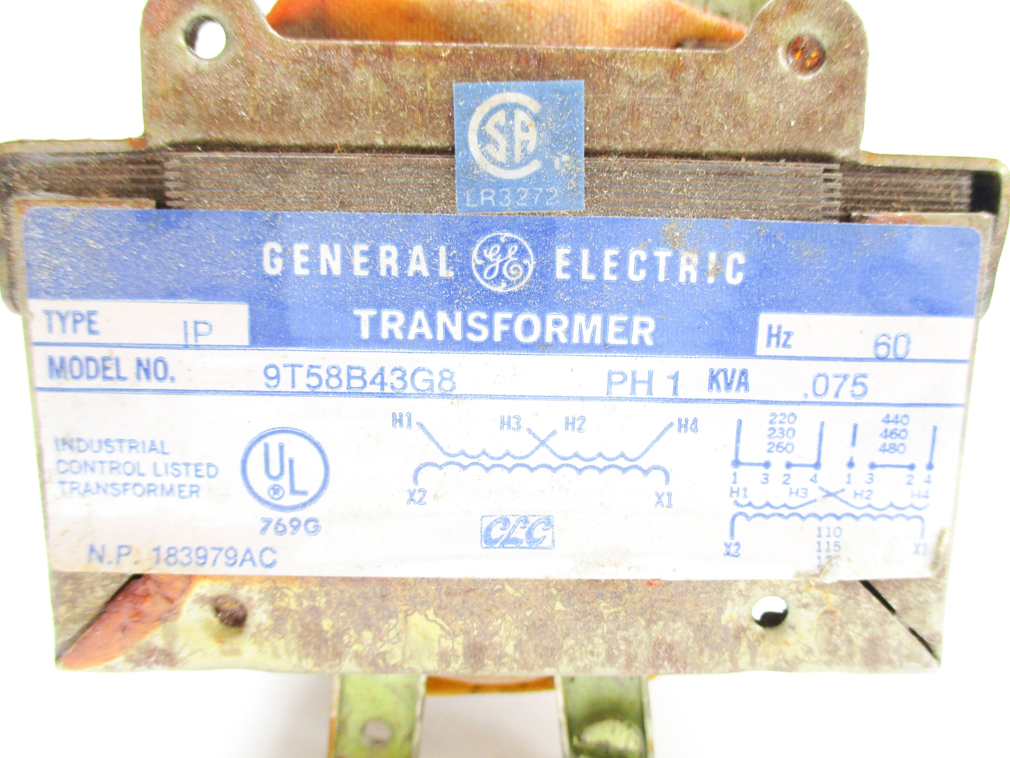 GENERAL ELECTRIC 9T58B43G8 UNMP