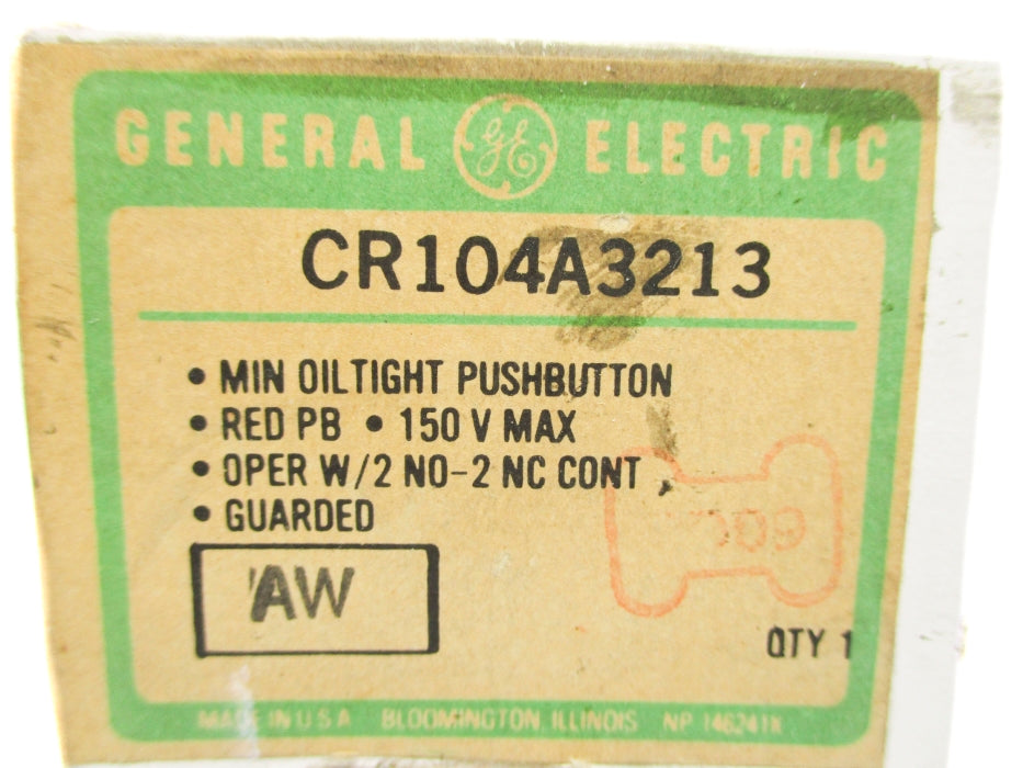 GENERAL ELECTRIC CR104A3213 NSMP