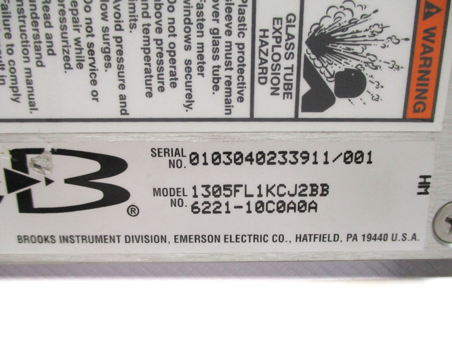BROOKS 1305FL1KCJ2BB 6221-10C0A0A (AS PICTURED) NSNP