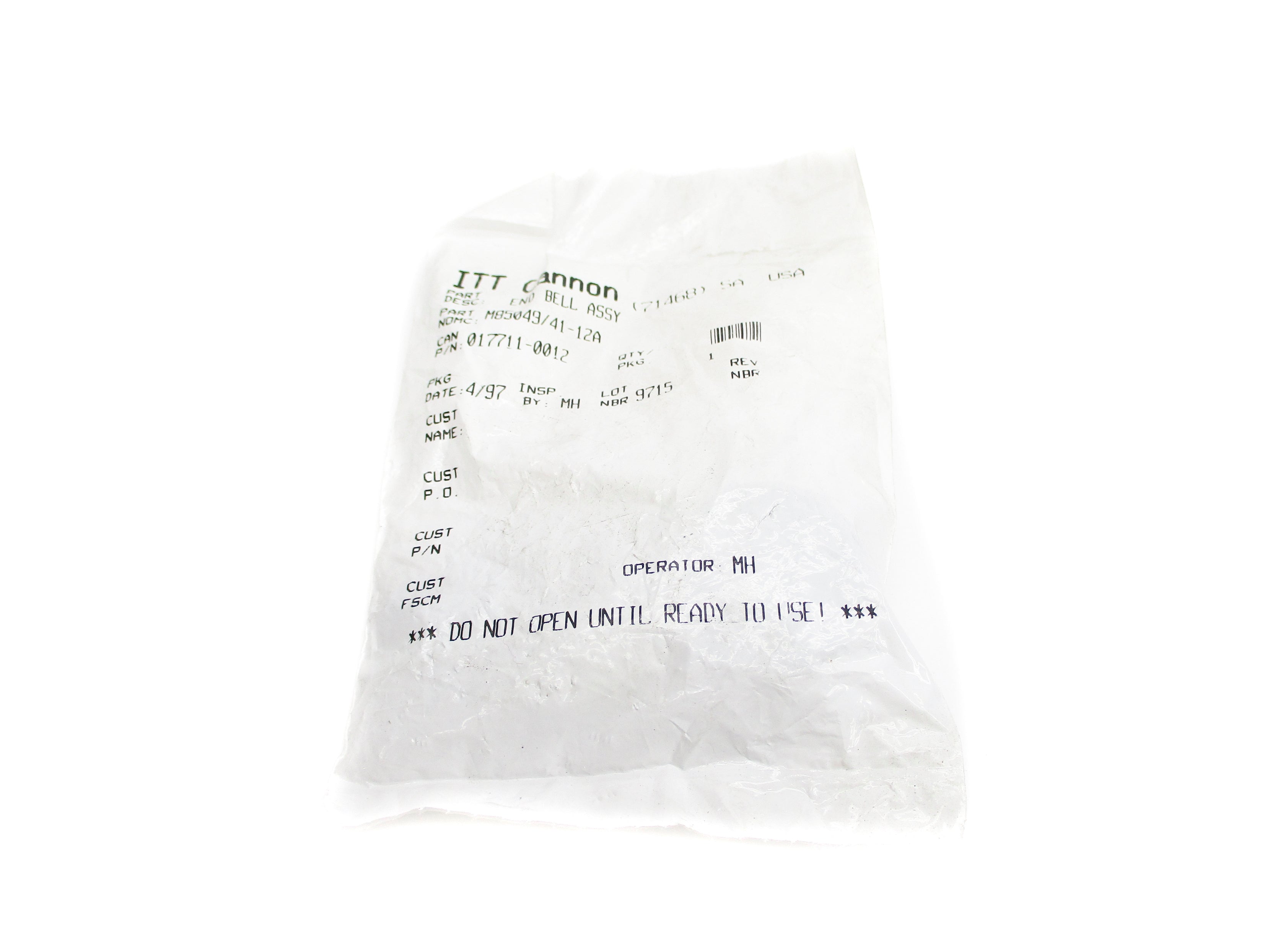 ITT CANNON M85049/41-12A NSMP